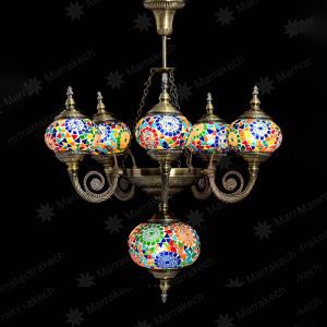 Lasi mosaiikki riipus lamppu